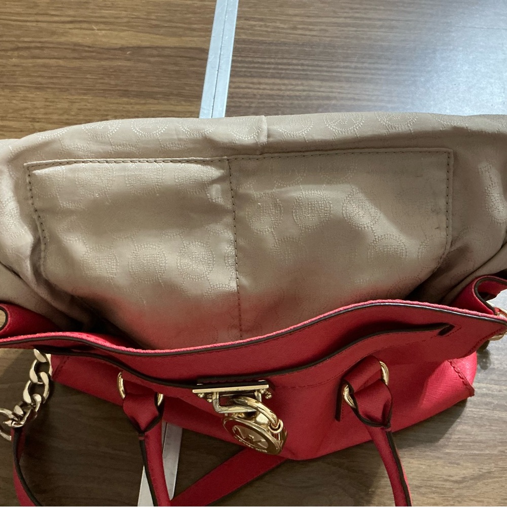 Elegant Red Michael Kors Handbag - Picture 14 of 16